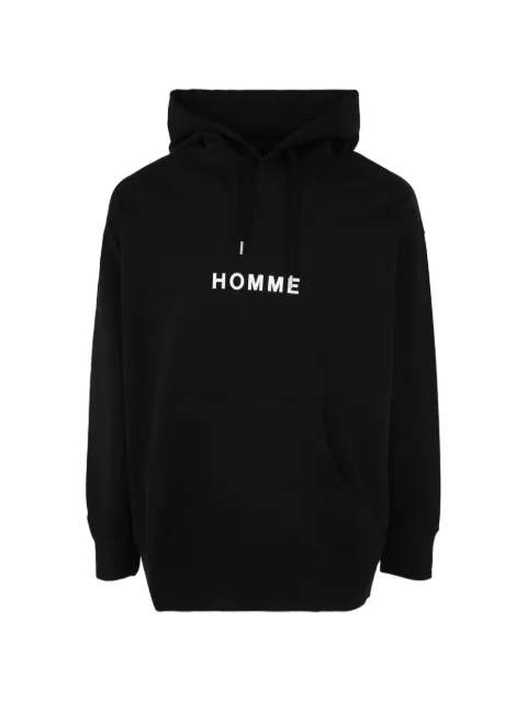 Comme des Garçons Homme Plus hoodie con logo estampado