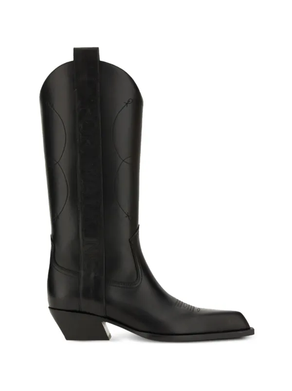 Off-White For Walking Cowboy Boots in Black