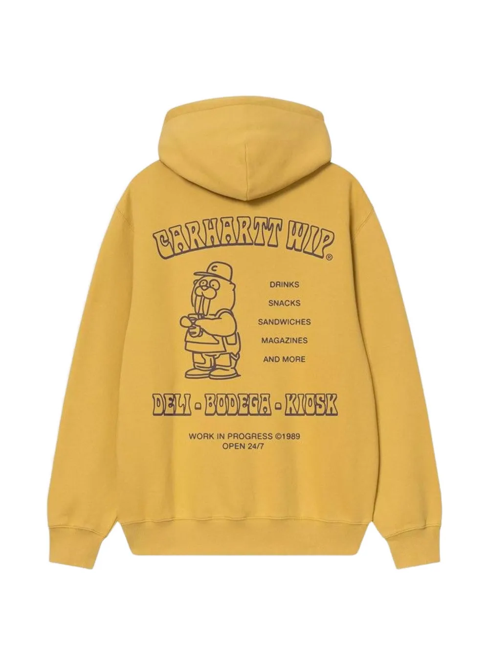 Carhartt WIP Sandwich hoodie Geel