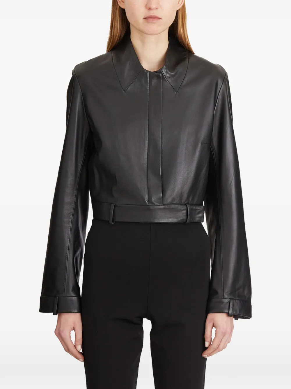 SWD BY S.W.O.R.D. leather jacket - Nero