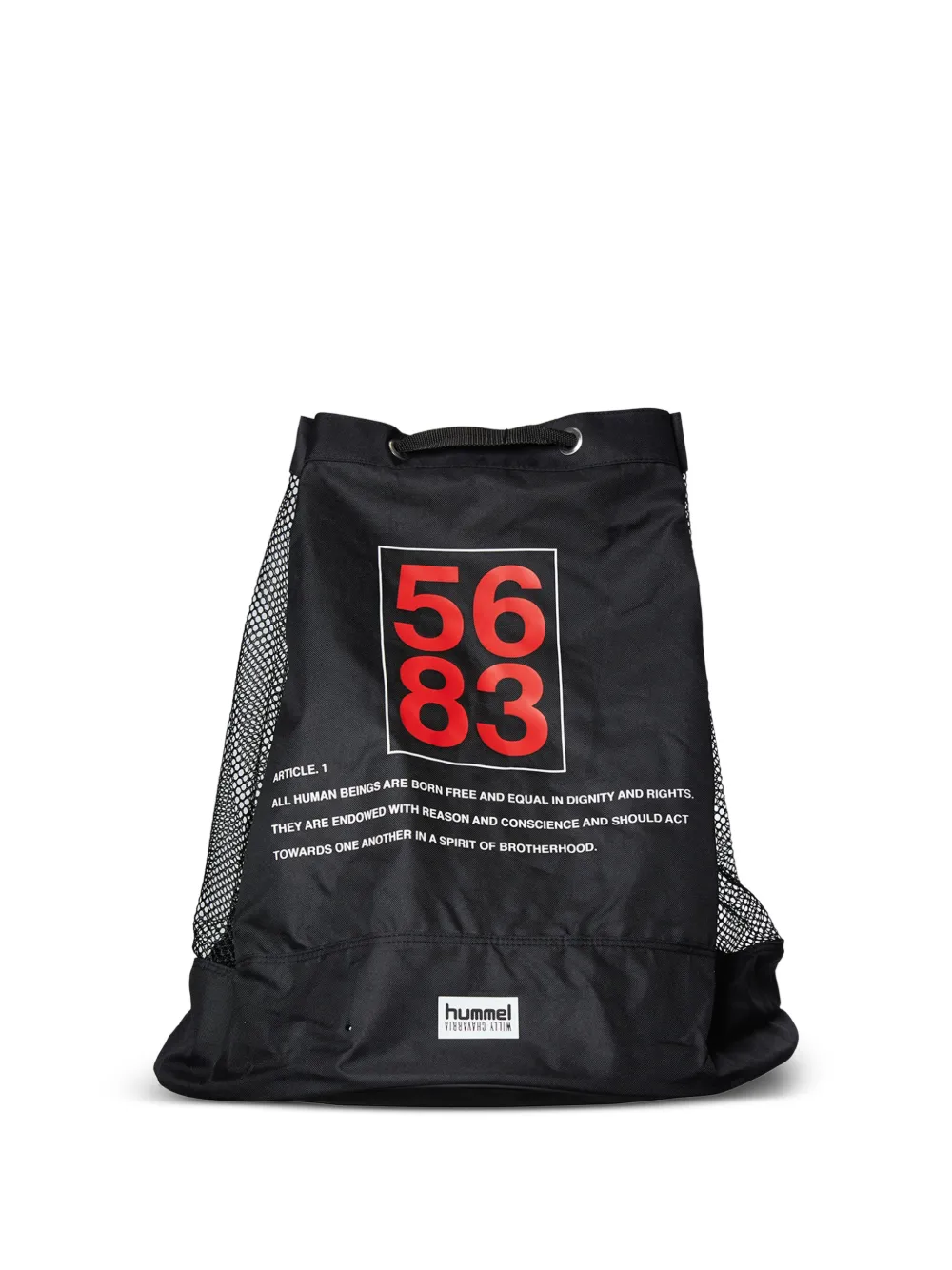 Hummel x Willy Chavarria mesh backpack - Nero