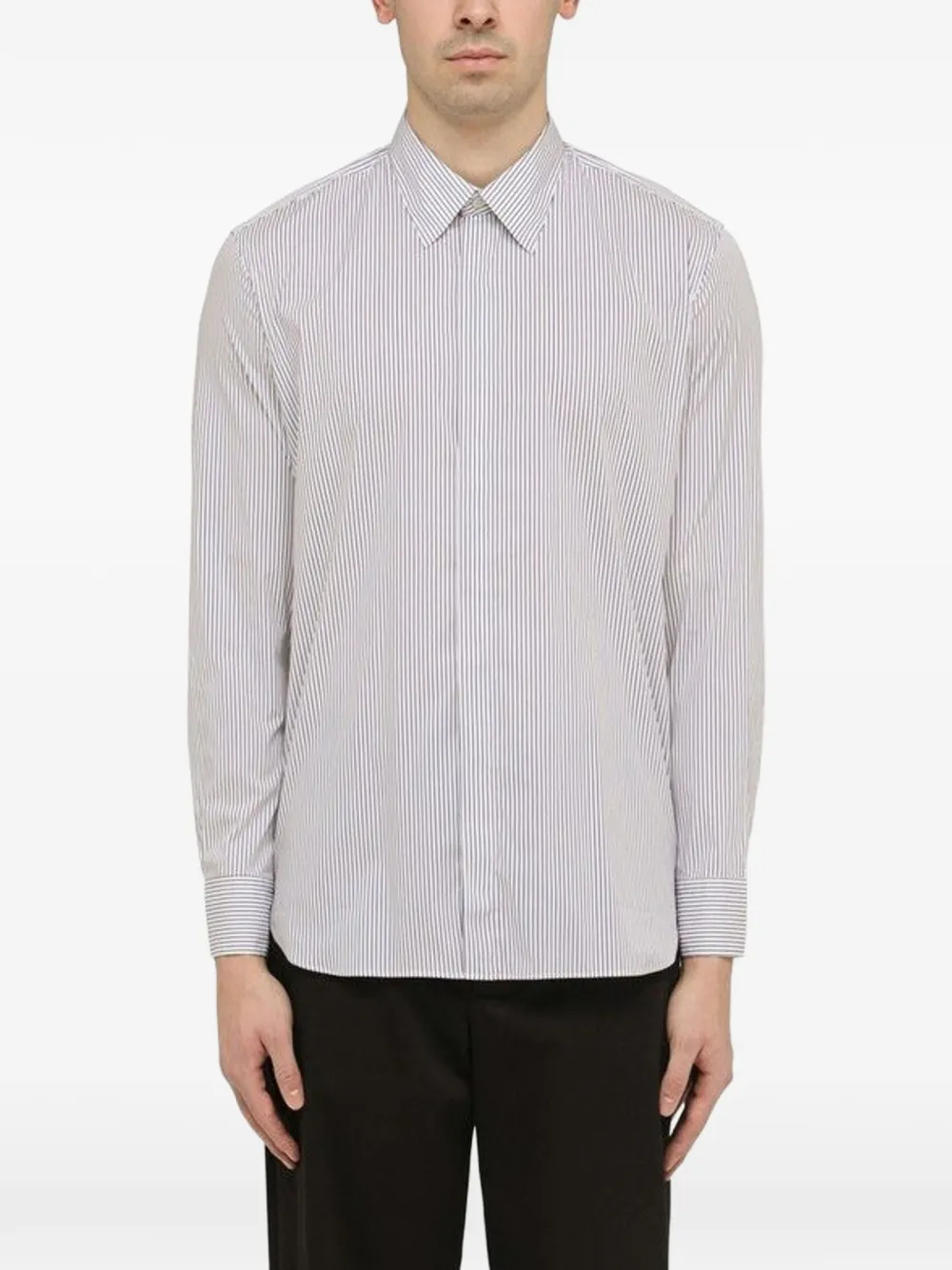PT Torino striped shirt - Bianco