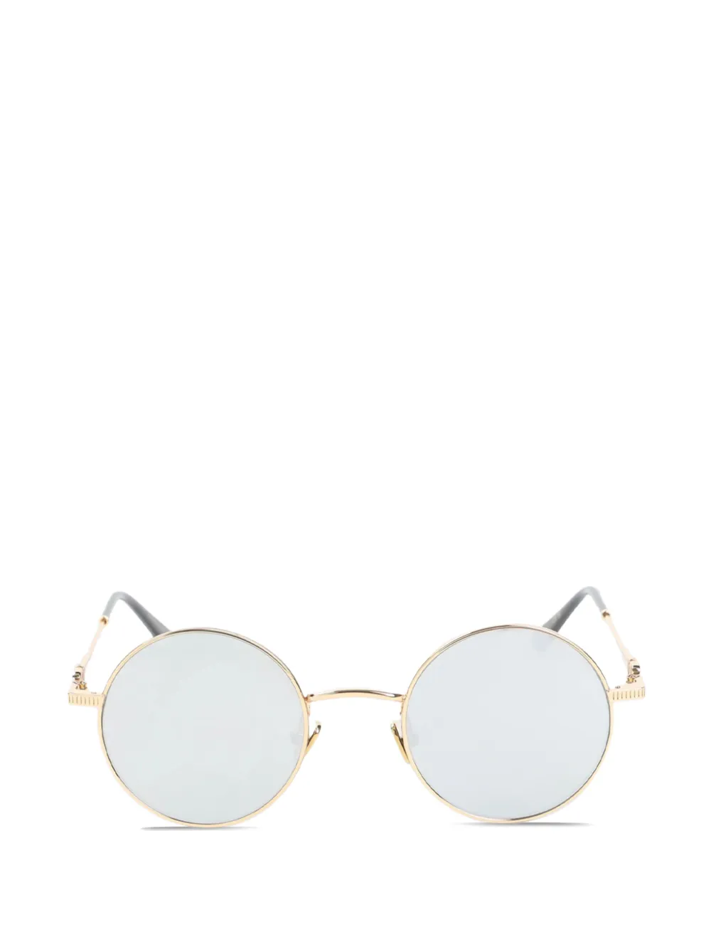 VALENTINO GARAVANI EYEWEAR round metal sunglasses - Oro