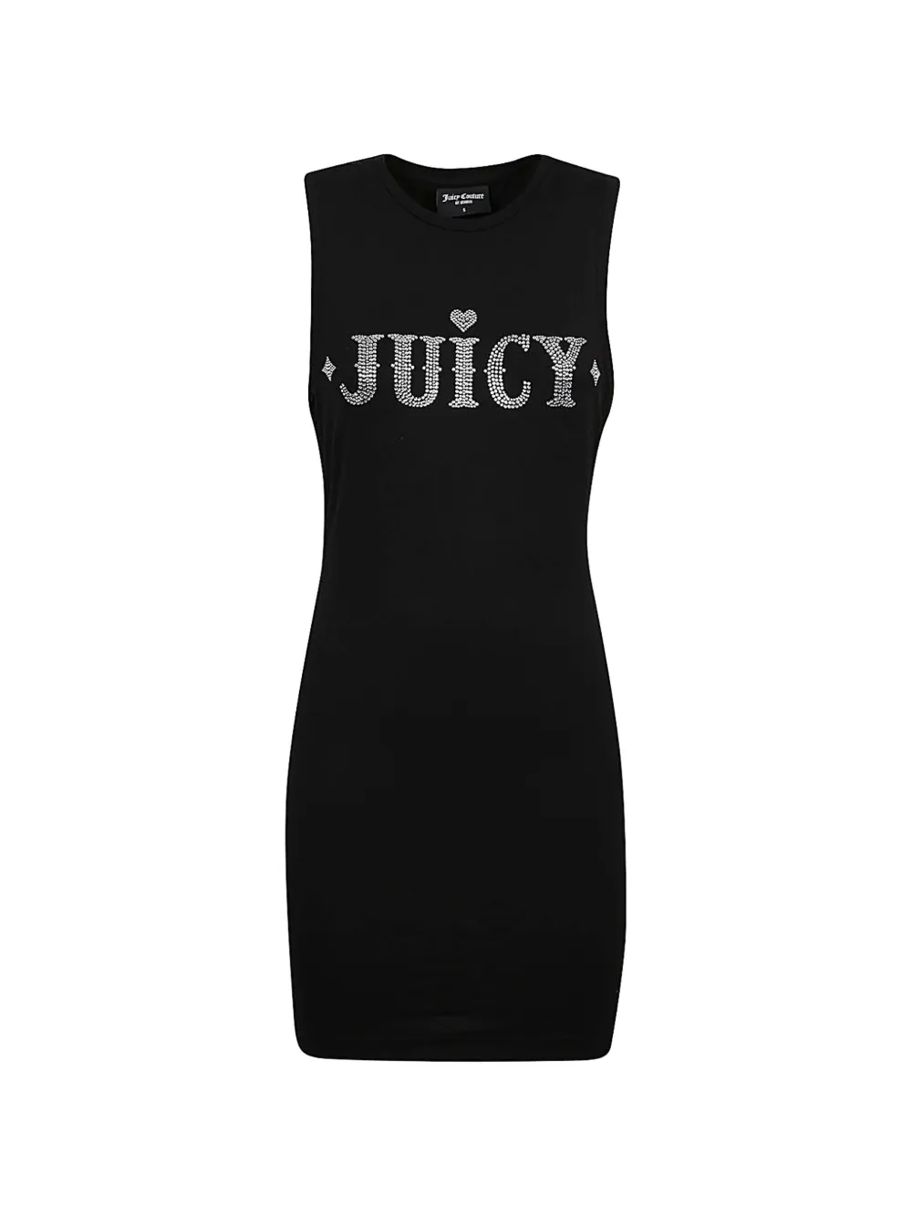 Juicy Couture crew neck logo-detail mini dress - Nero