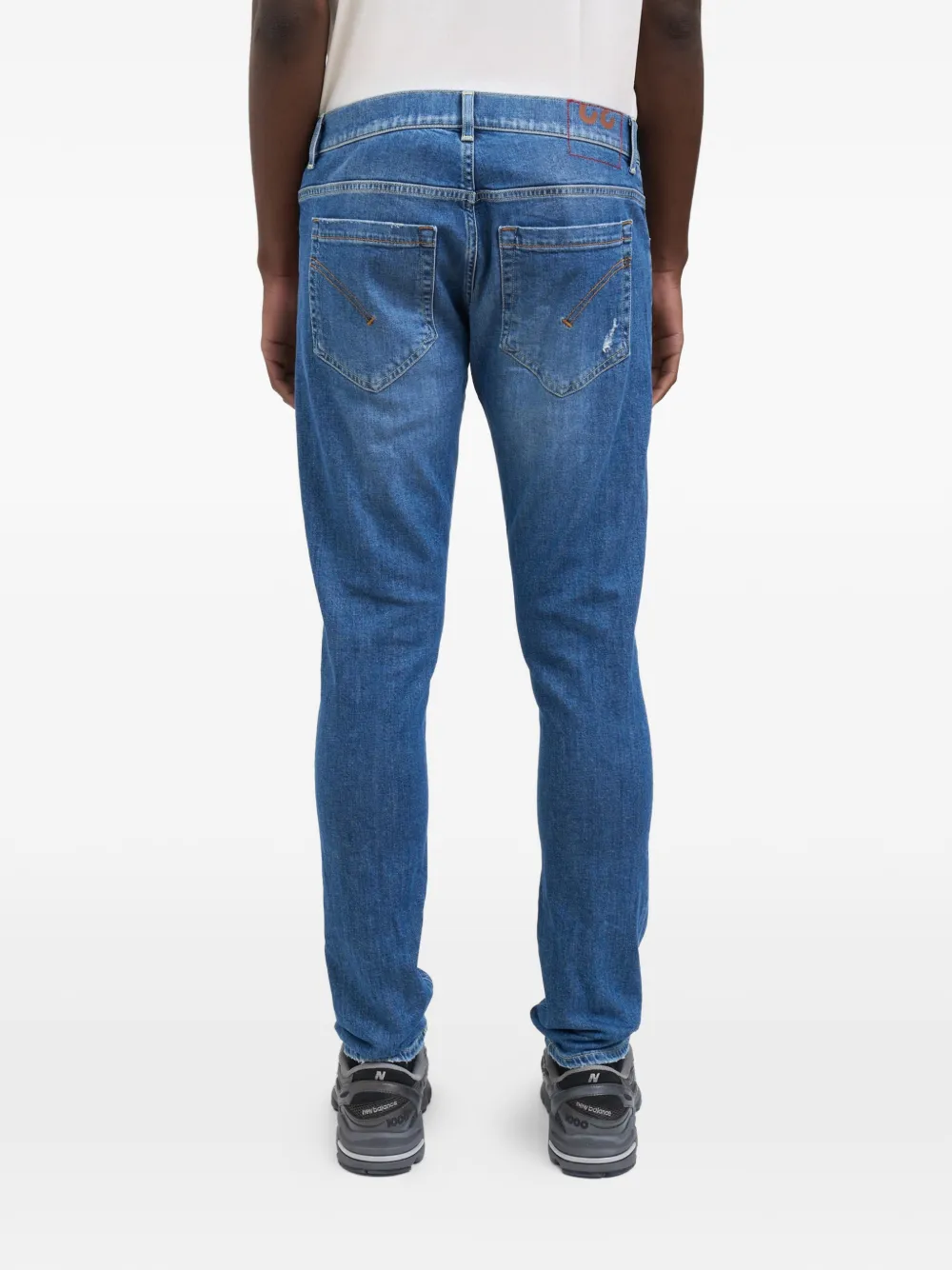 DONDUP George gerafelde jeans Blauw