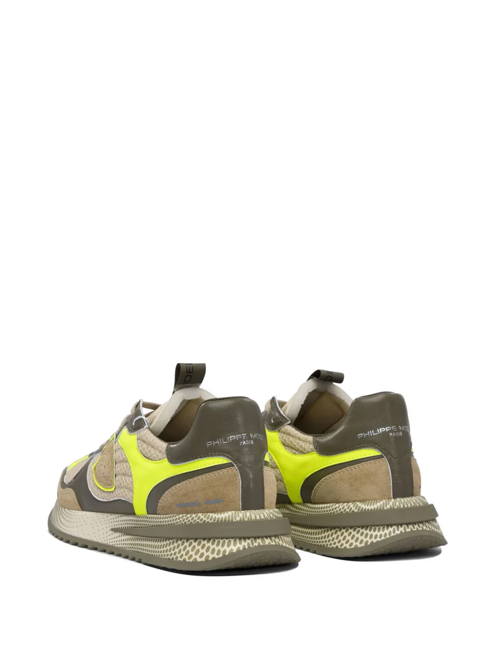 Philippe Model Paris Olympique sneakers met vlakken Beige