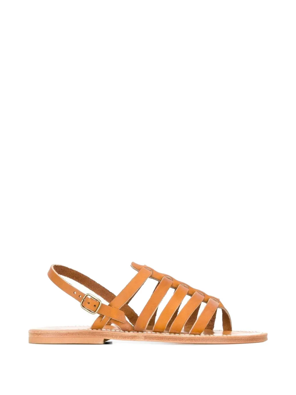 K. Jacques Homere leather strappy sandals - Marrone
