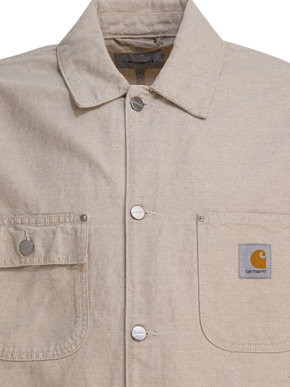 Carhartt WIP Walter Chore jack met knopen Beige