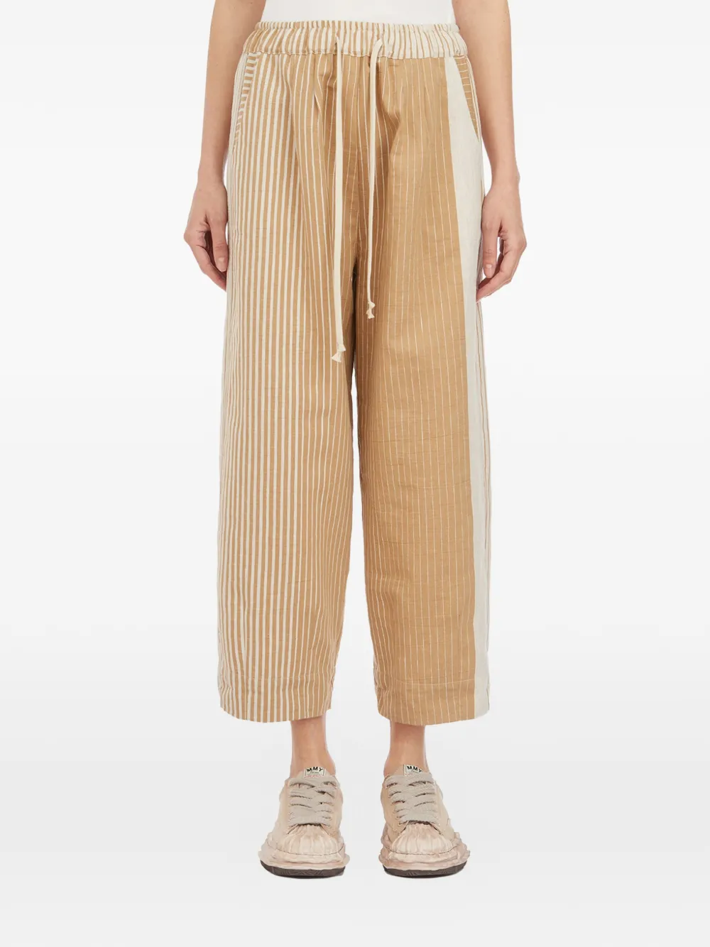 Collection Privèe Striped Trousers In Pattern