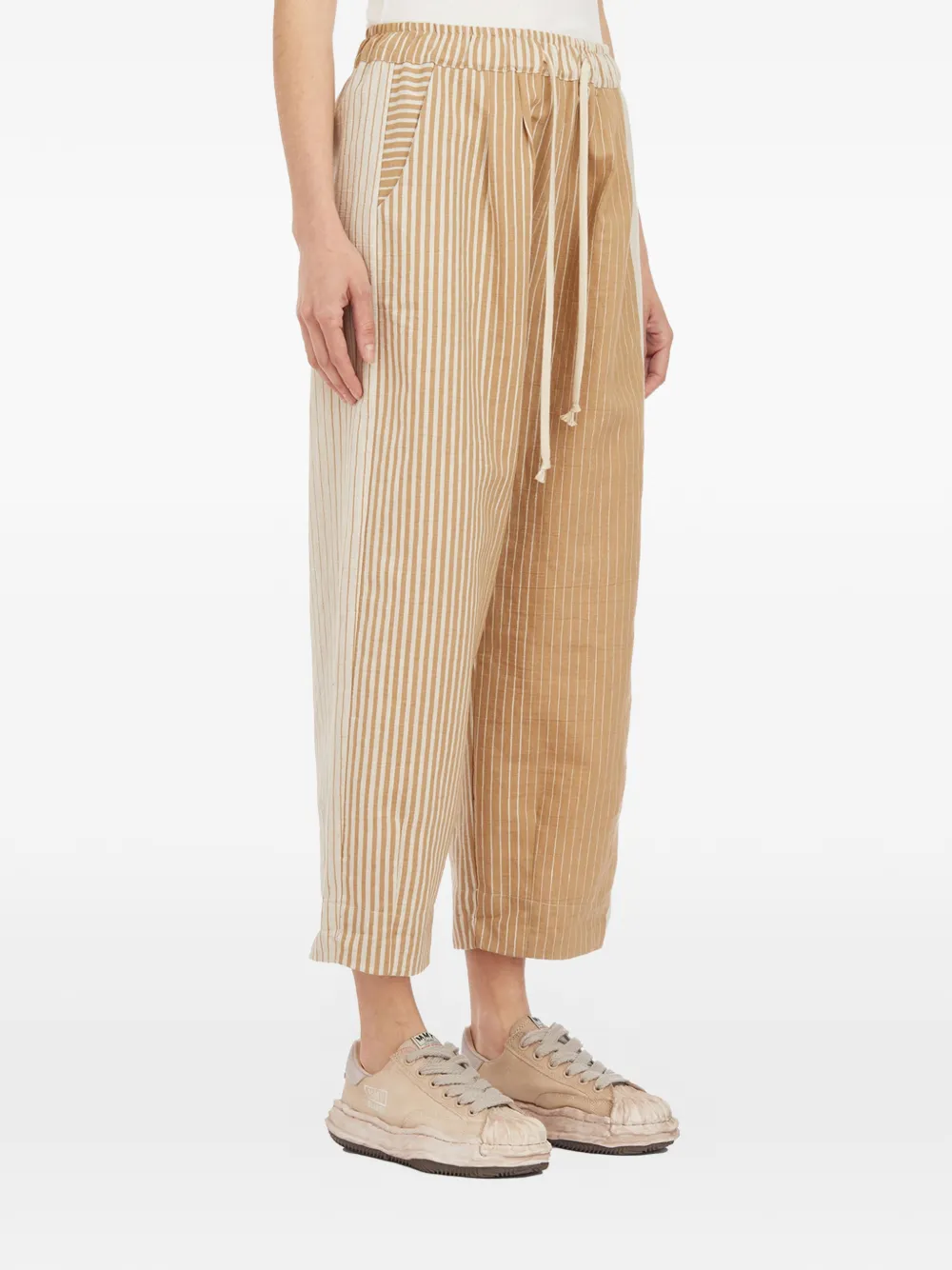 Collection Privèe Striped Trousers In Pattern