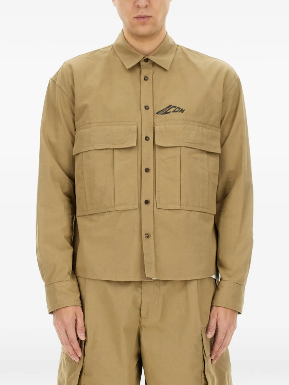 DSQUARED2 Camicia con logo - Toni neutri