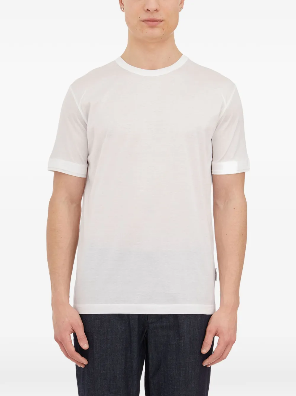 Paolo Pecora 크루 넥 티셔츠 | 화이트