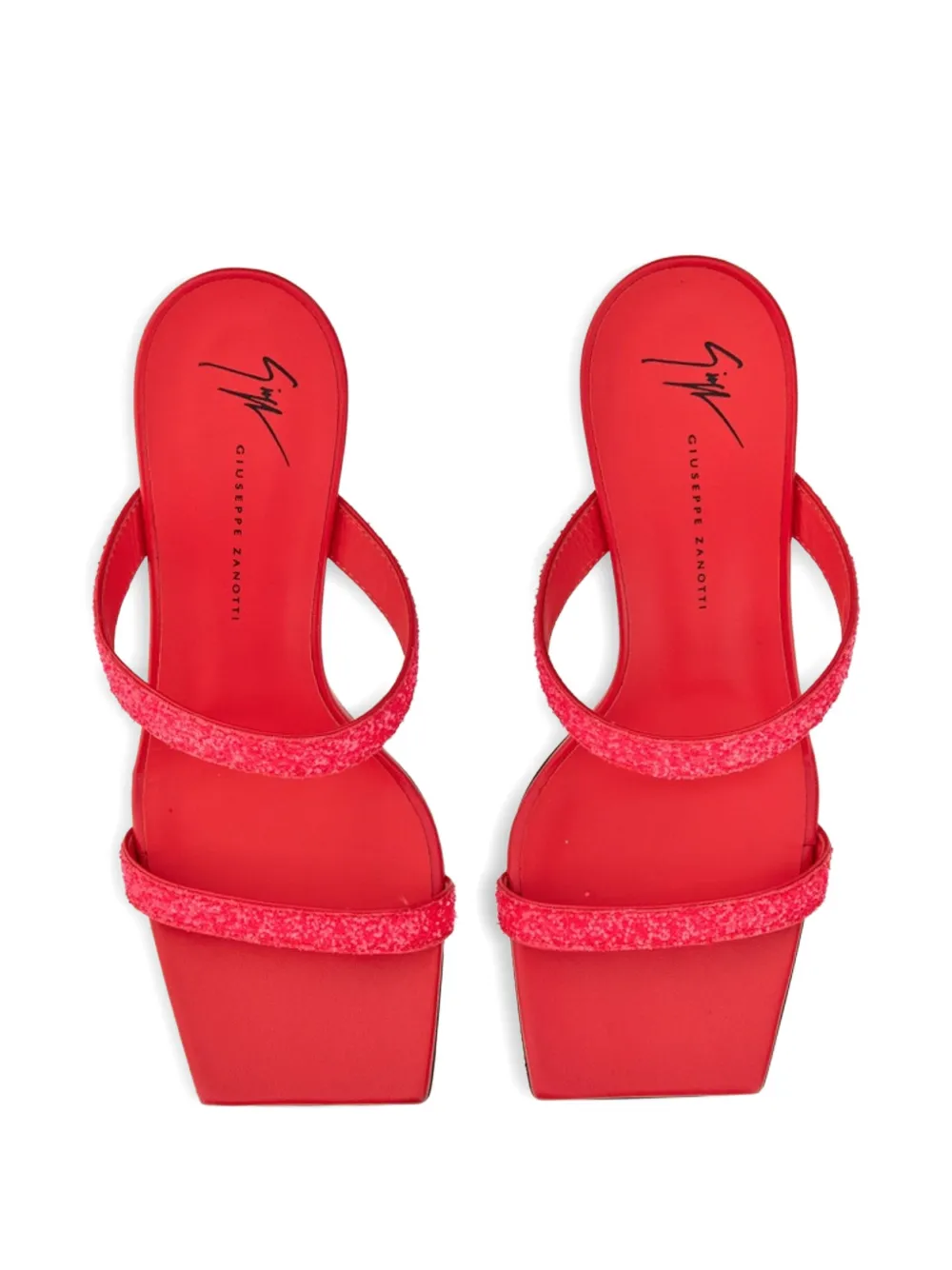 Giuseppe Zanotti Sandalen met glitters Roze