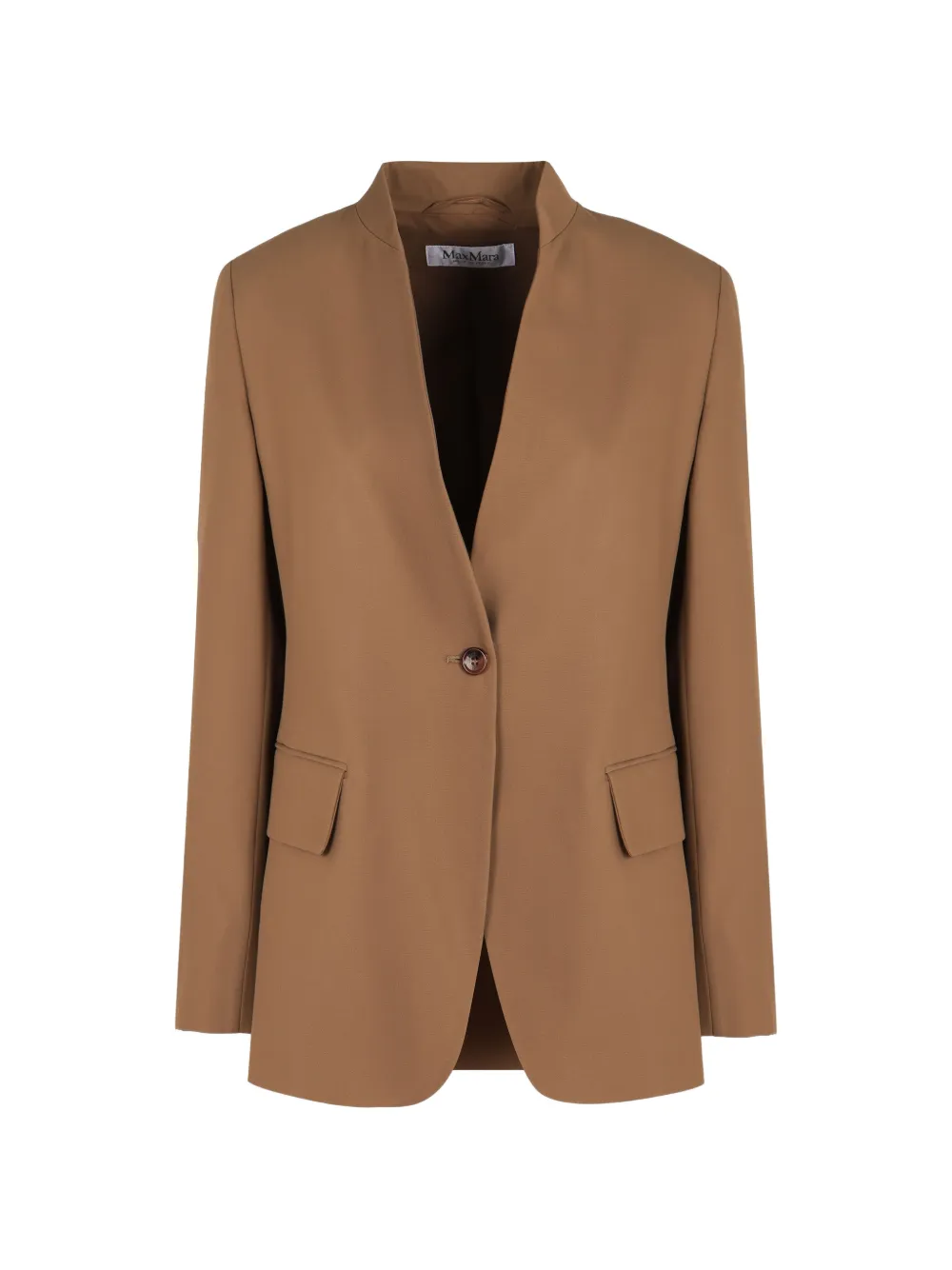 Max Mara SEGNALE single-breasted blazer - Marrone