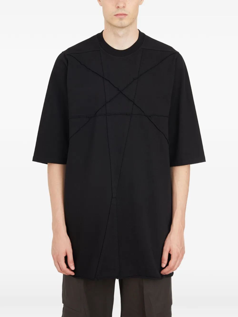 Rick Owens oversized T-shirt - Schwarz