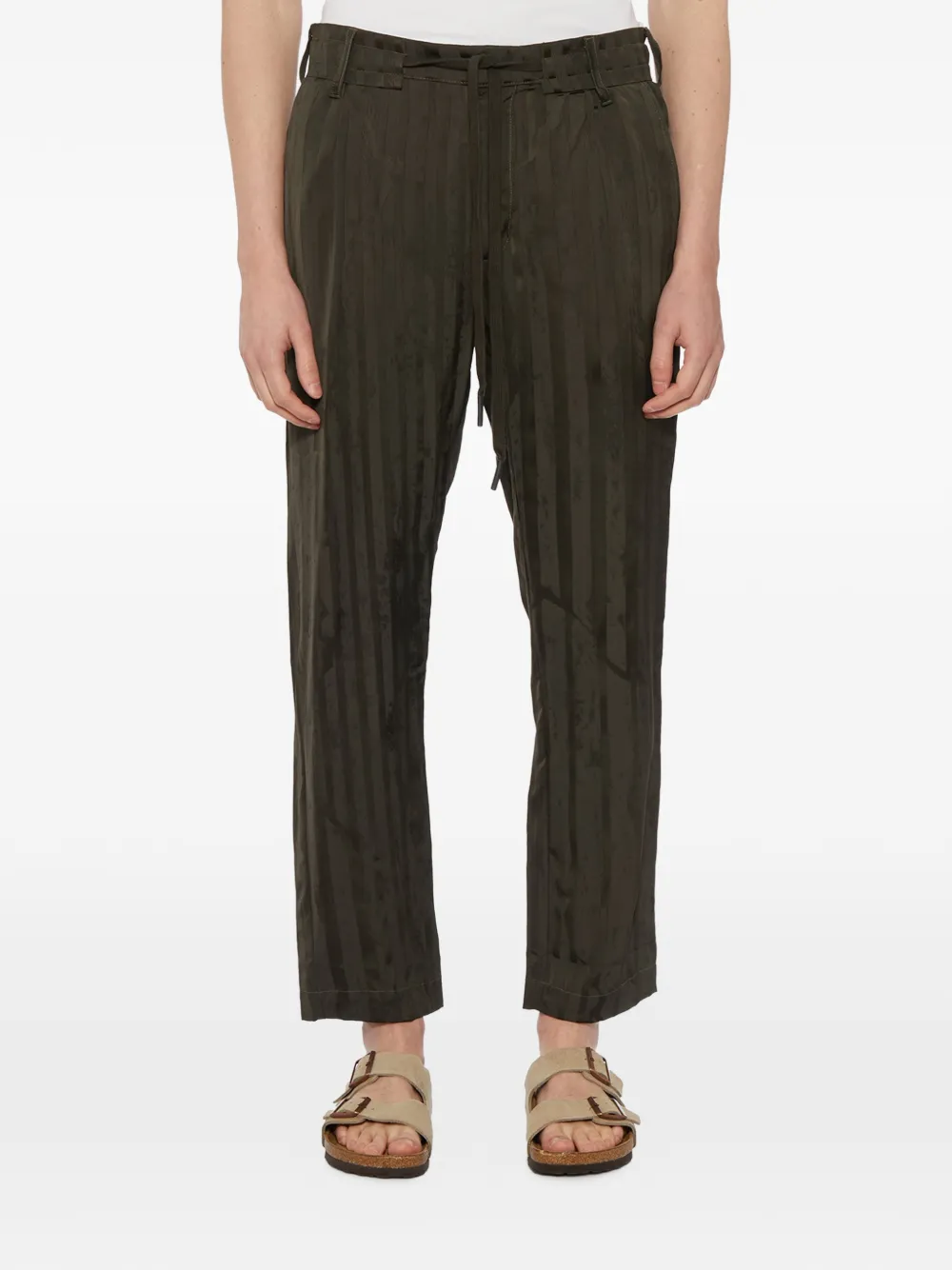Andrea Ya'aqov striped trousers - Grigio
