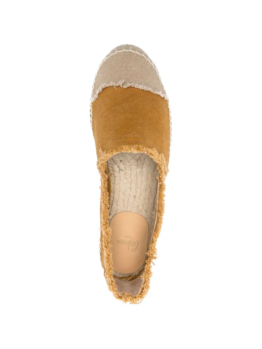 Castañer Kampala gerafelde espadrilles Beige