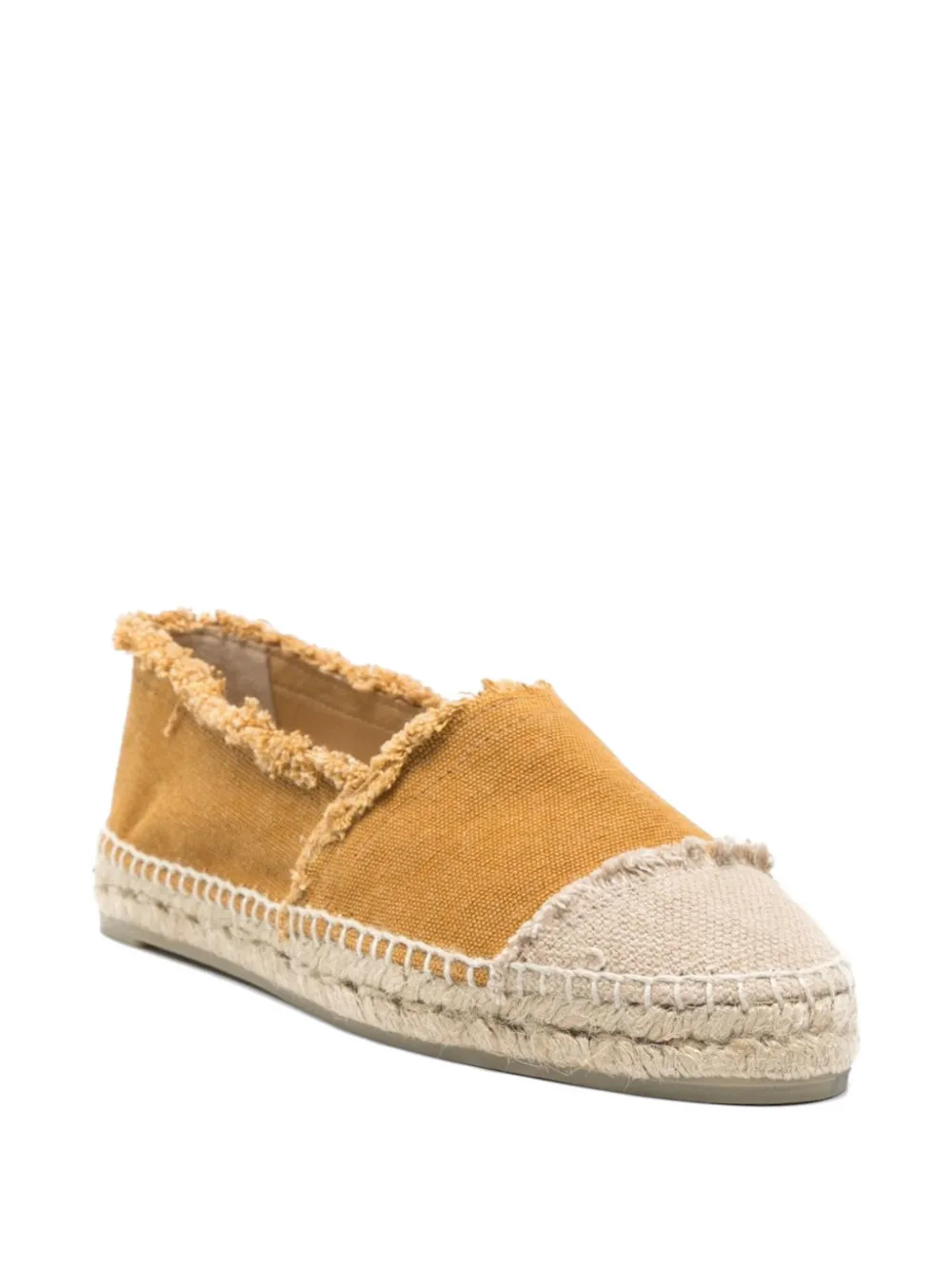 Castañer Kampala gerafelde espadrilles Beige