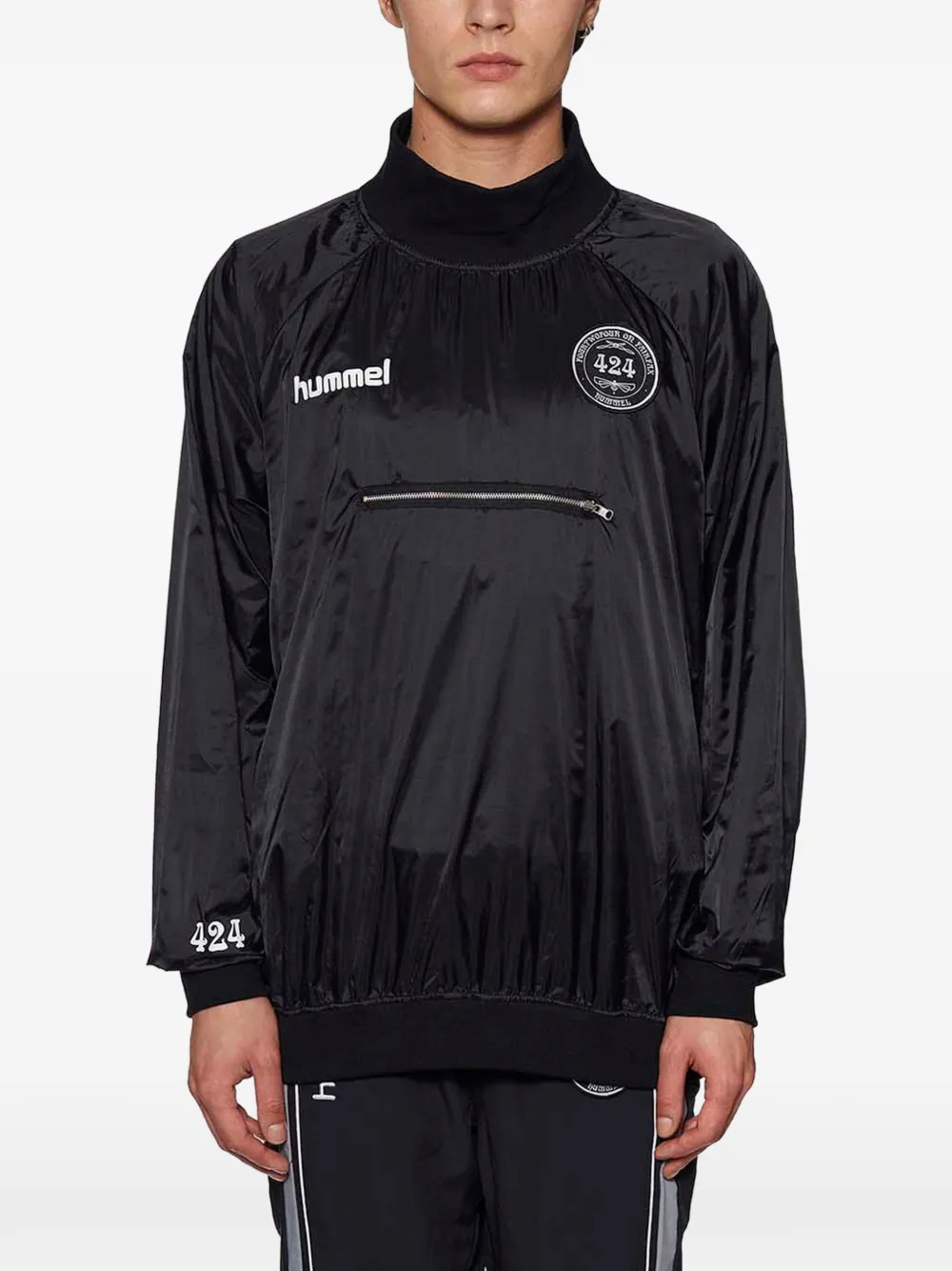 Hummel zip-pocket jacket - Schwarz