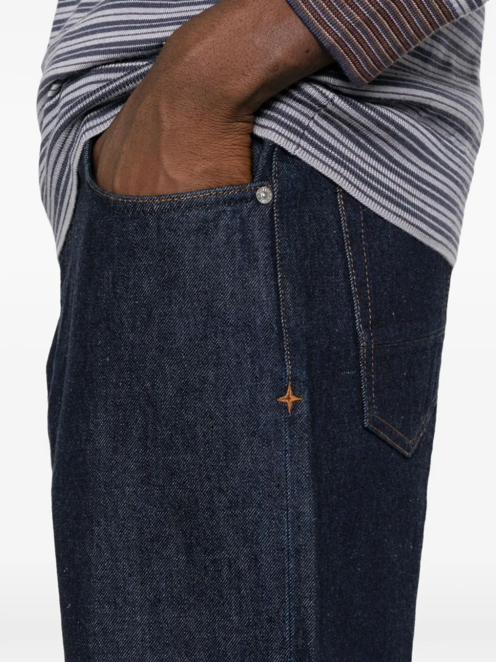 Stone Island Slim-fit jeans Blauw