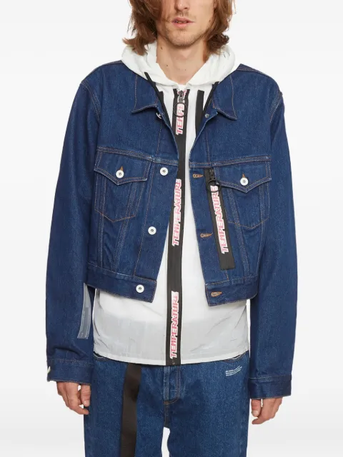Off-White long-sleeve denim jacket