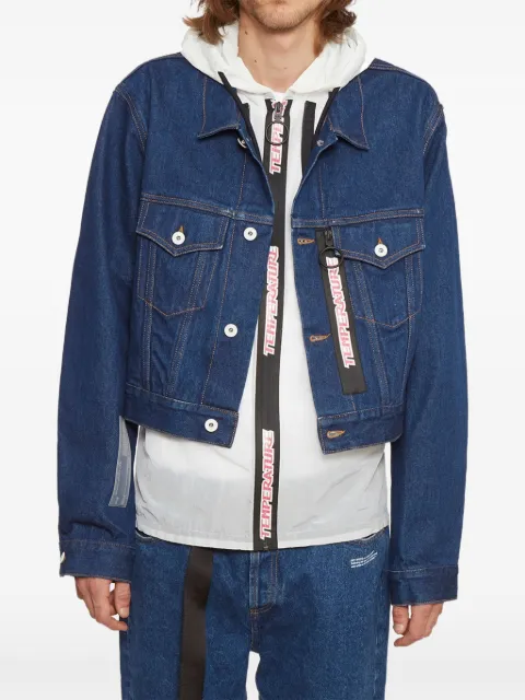 Off-White long-sleeve denim jacket