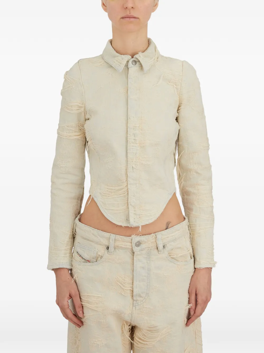 Diesel distressed shirt - Toni neutri