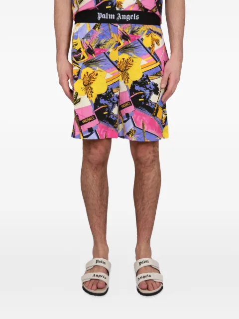 Palm Angels Miami printed bermuda shorts