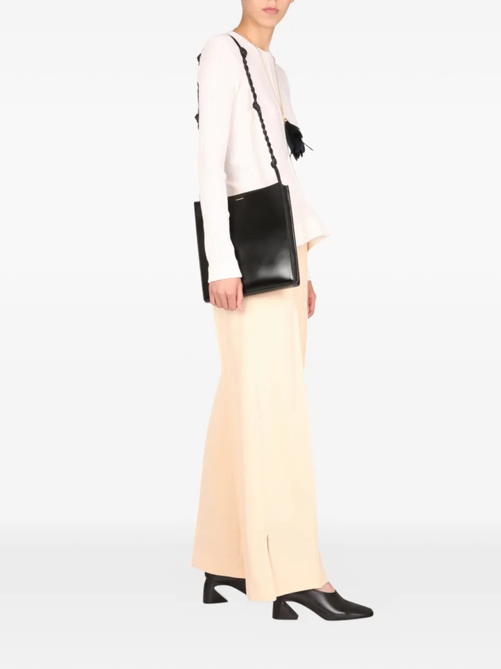 Jil Sander Broek met zak Beige