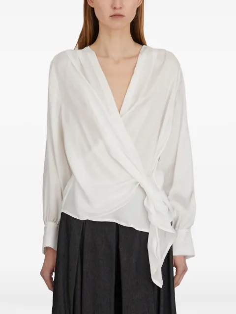 Collection Privée? V-neck long-sleeve blouse
