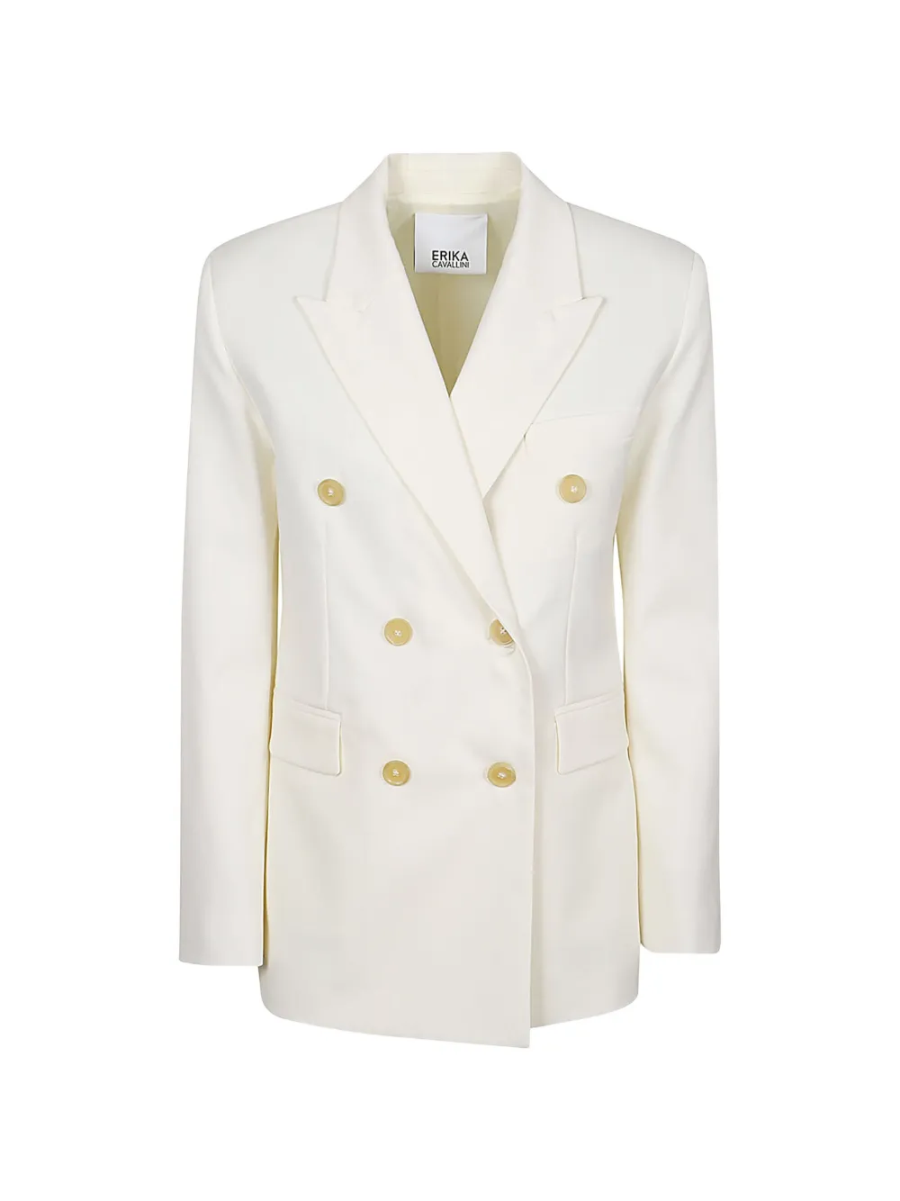 Erika Cavallini Alberta twill blazer - Toni neutri
