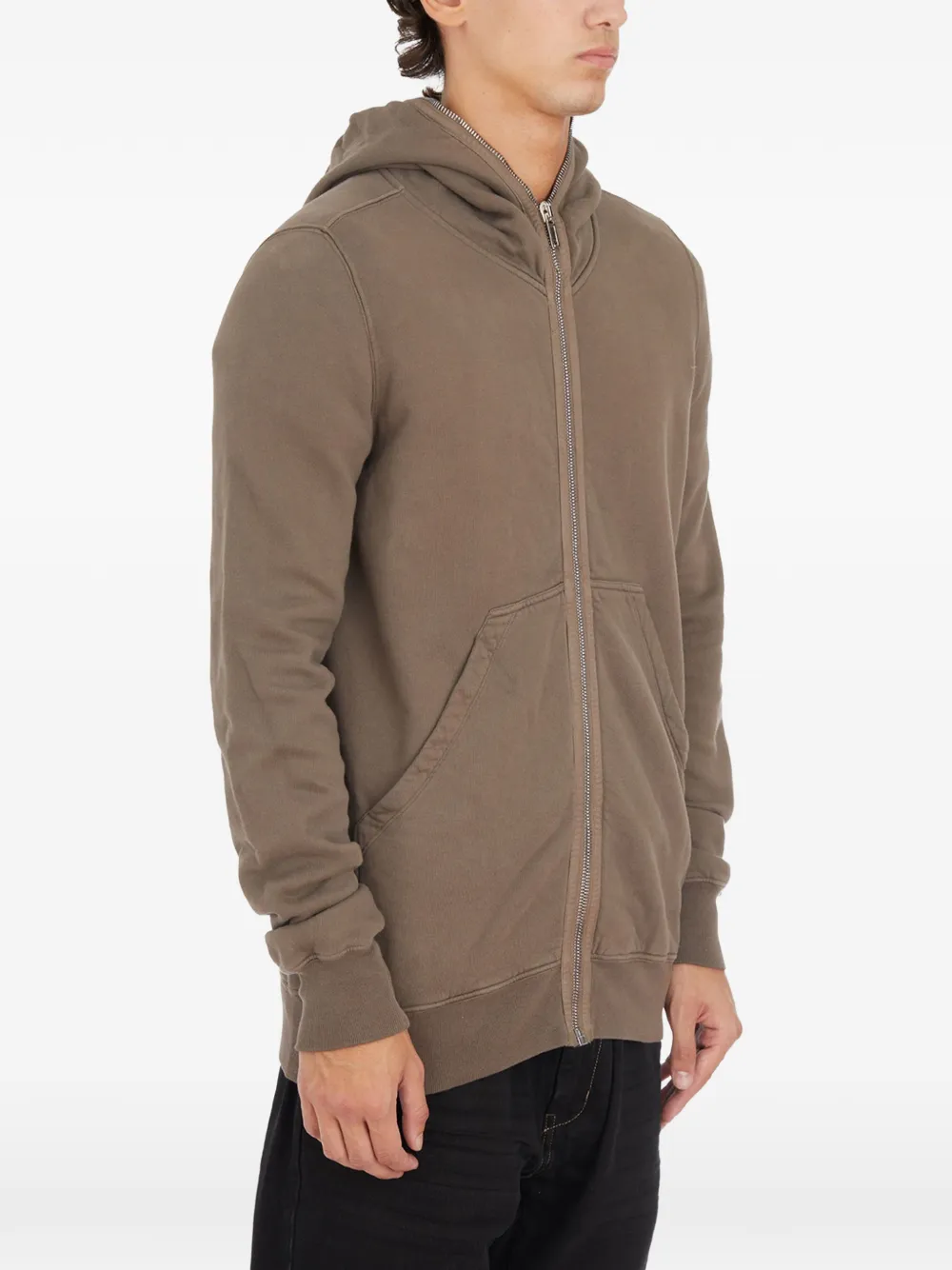 Rick Owens DRKSHDW Sweater met ritssluiting en capuchon Grijs