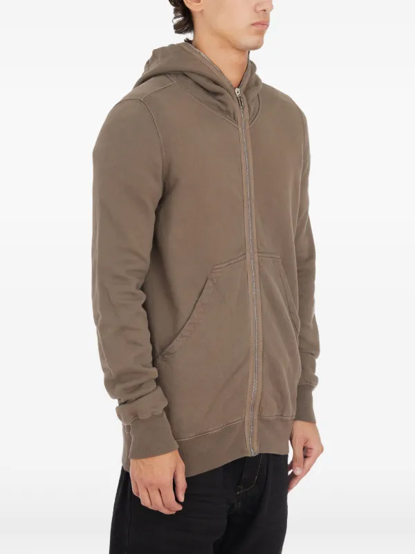 Rick Owens DRKSHDW zip-fastening Hooded Sweatshirt | Grey | FARFETCH