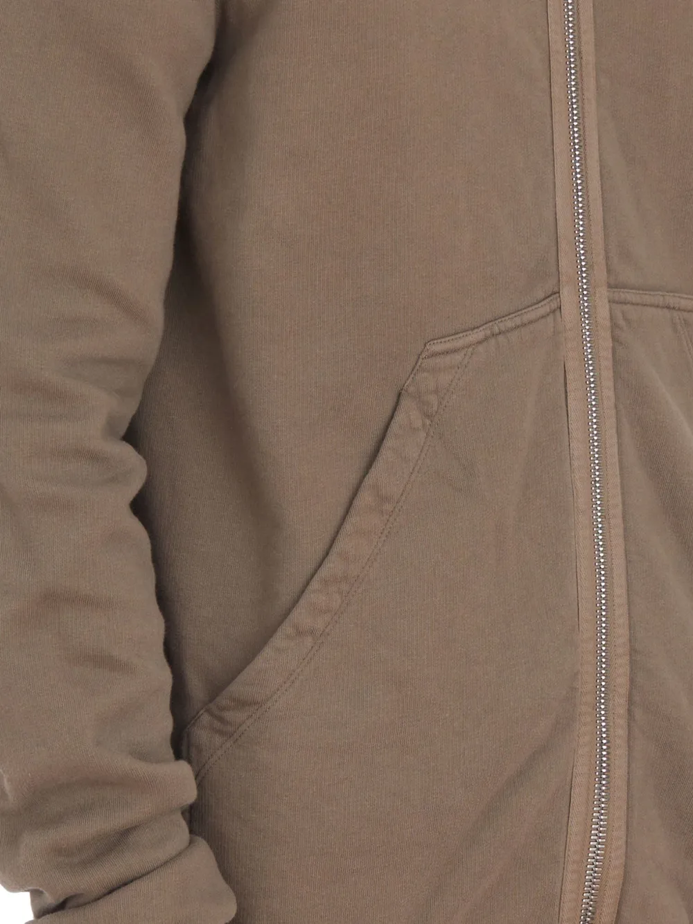 Rick Owens DRKSHDW ジップアップ スウェットパーカー | グレー