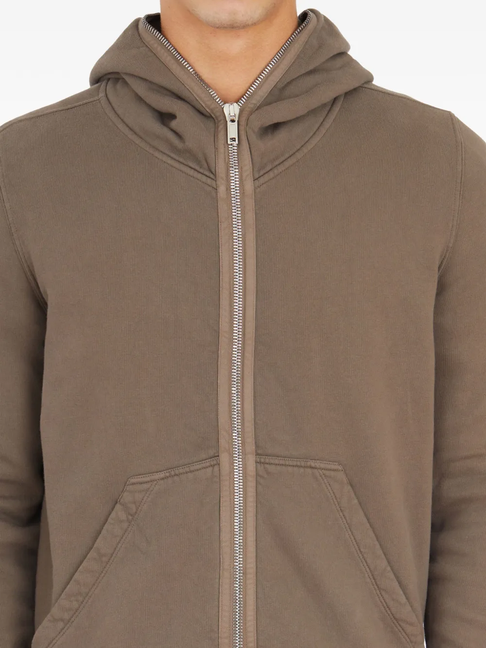 Rick Owens DRKSHDW ジップアップ スウェットパーカー | グレー