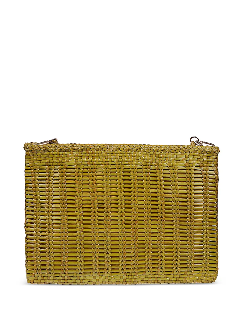 VIPERA woven saba tote bag - Verde