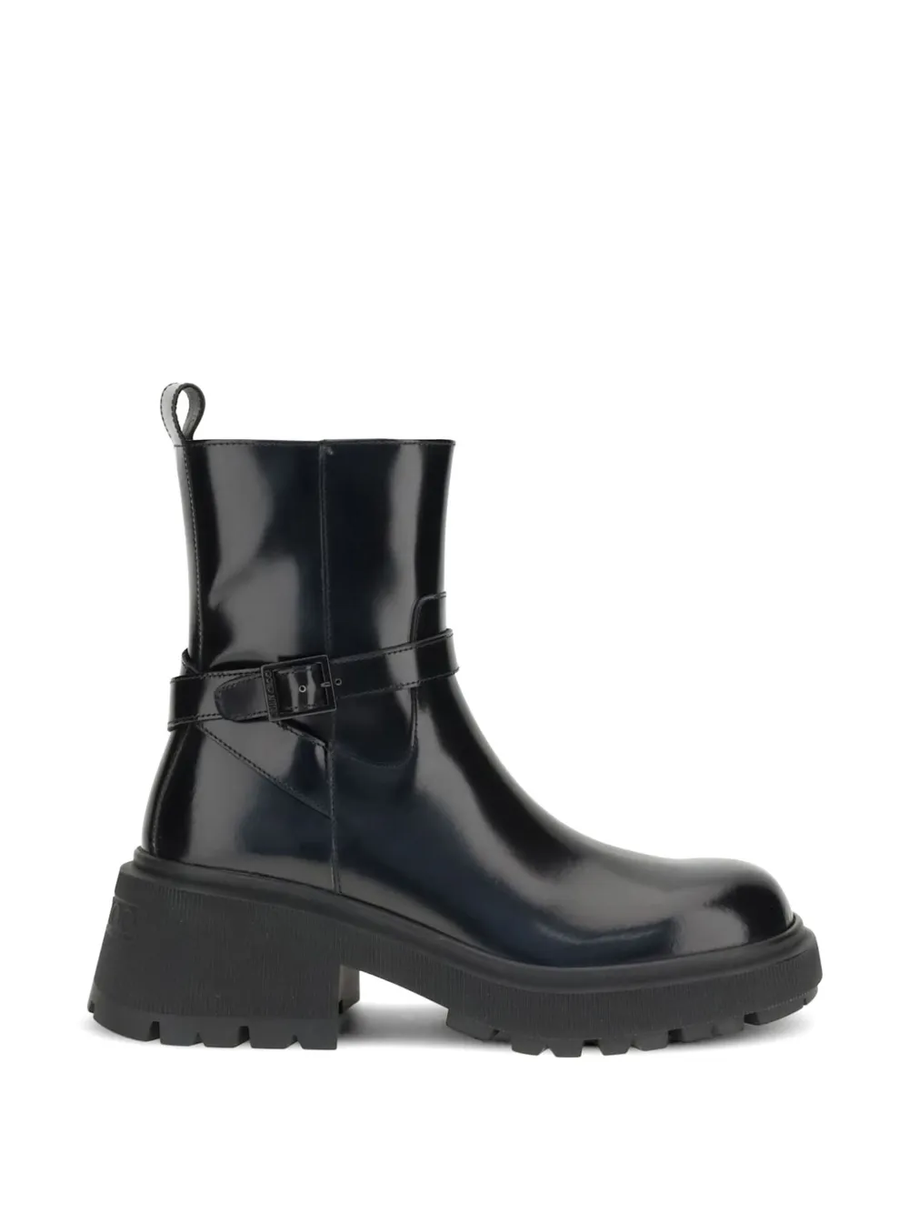 Jimmy Choo Conny Patent-leather Ankle Boots In Black