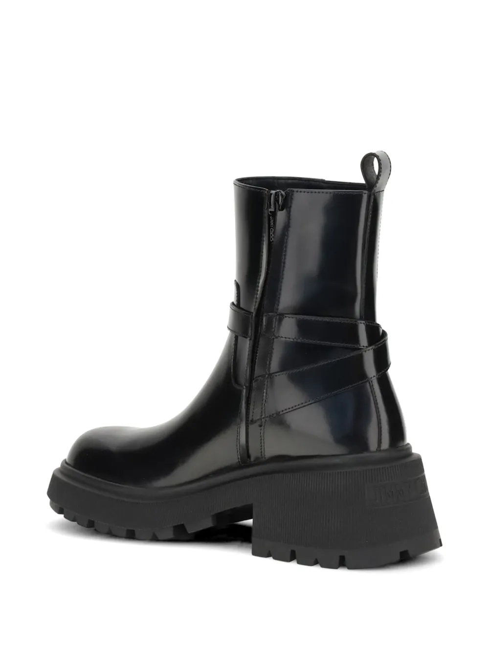 Jimmy Choo Conny lakleren enkellaarzen Zwart