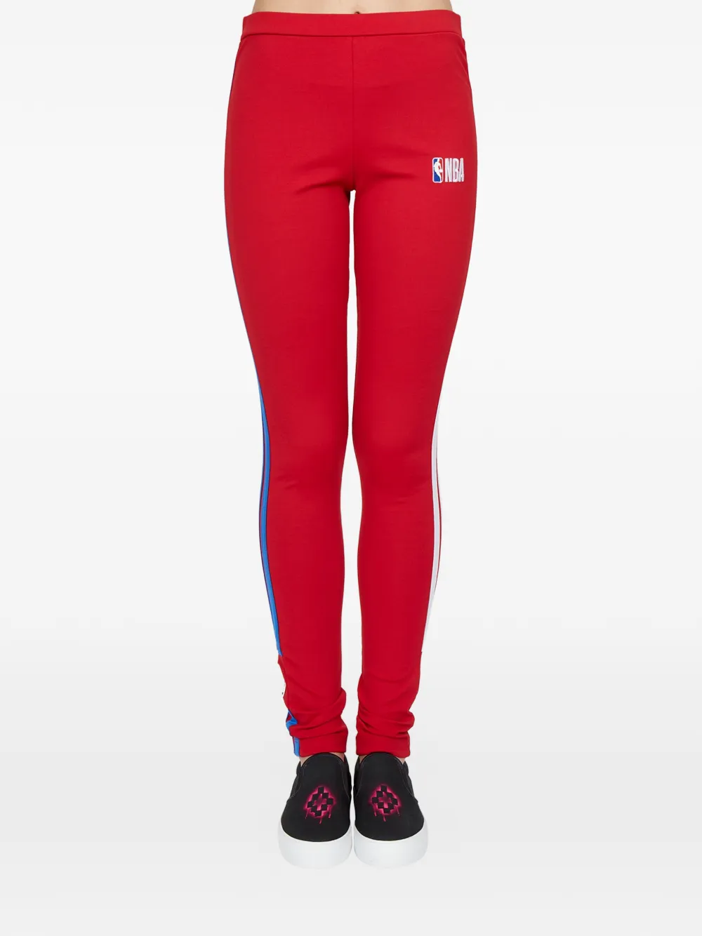 COUNTY OF MILAN x NBA stripes leggings - Rosso