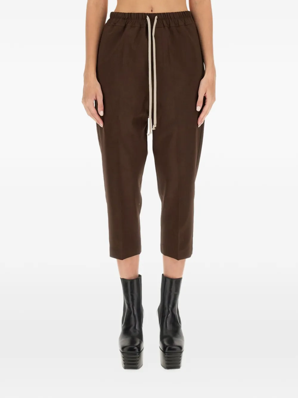Rick Owens drawstring astaires trousers - Marrone