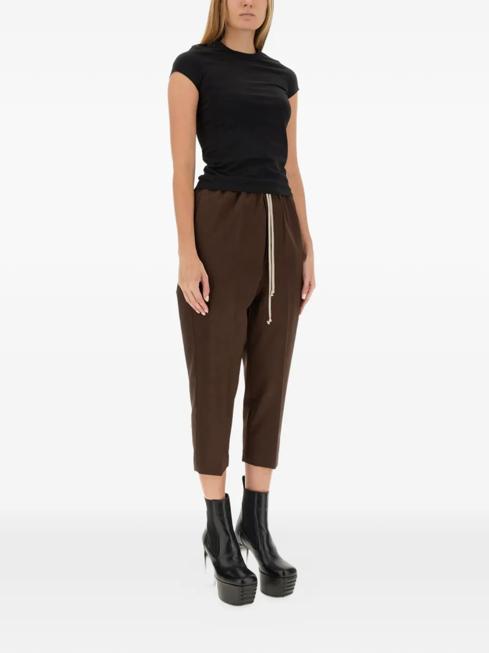 Rick Owens Astaires broek met trekkoord Bruin