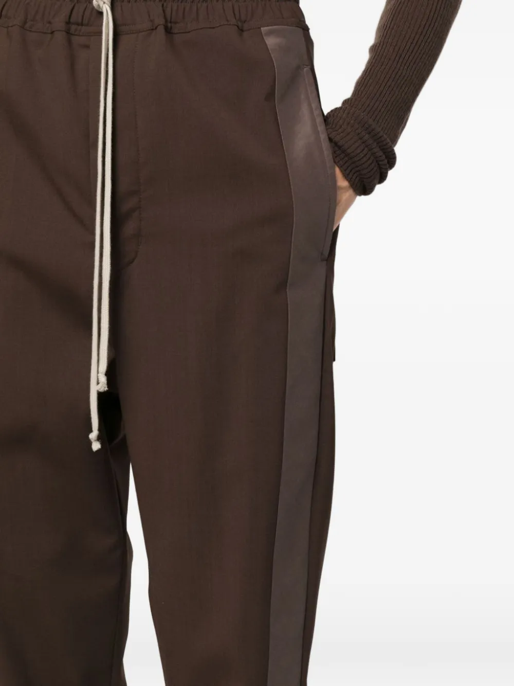 Rick Owens Astaires broek met trekkoord Bruin