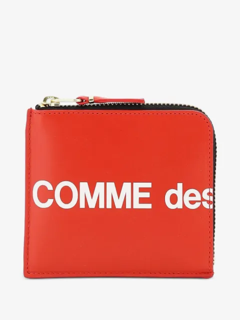 Comme Des Garçons Wallet cartera con detalle del logo