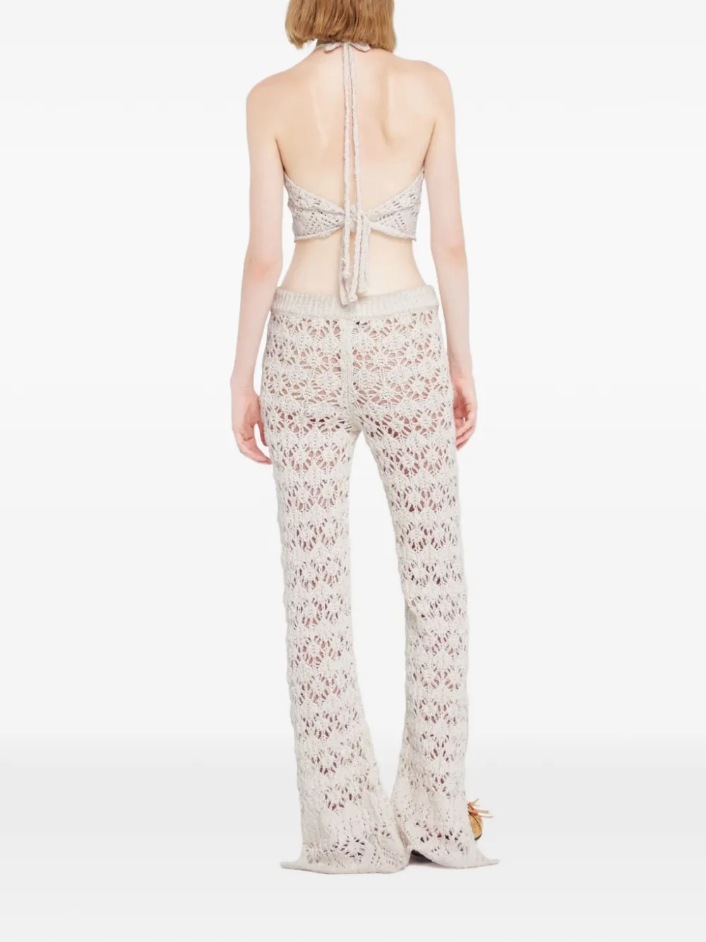 Alanui Lagoon Romance broek Beige