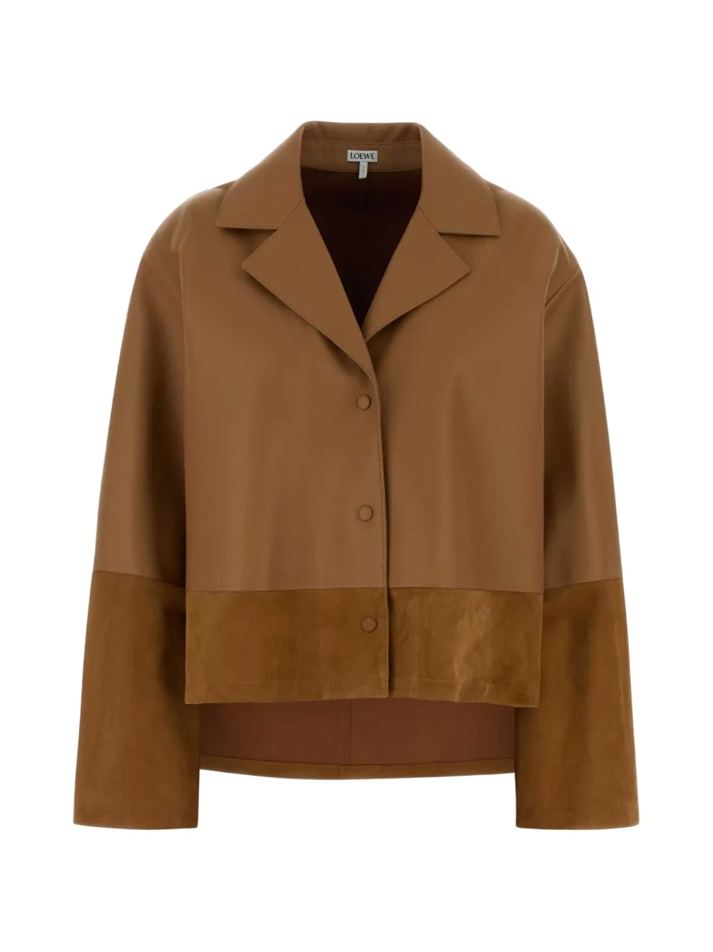 LOEWE leather jacket - Braun