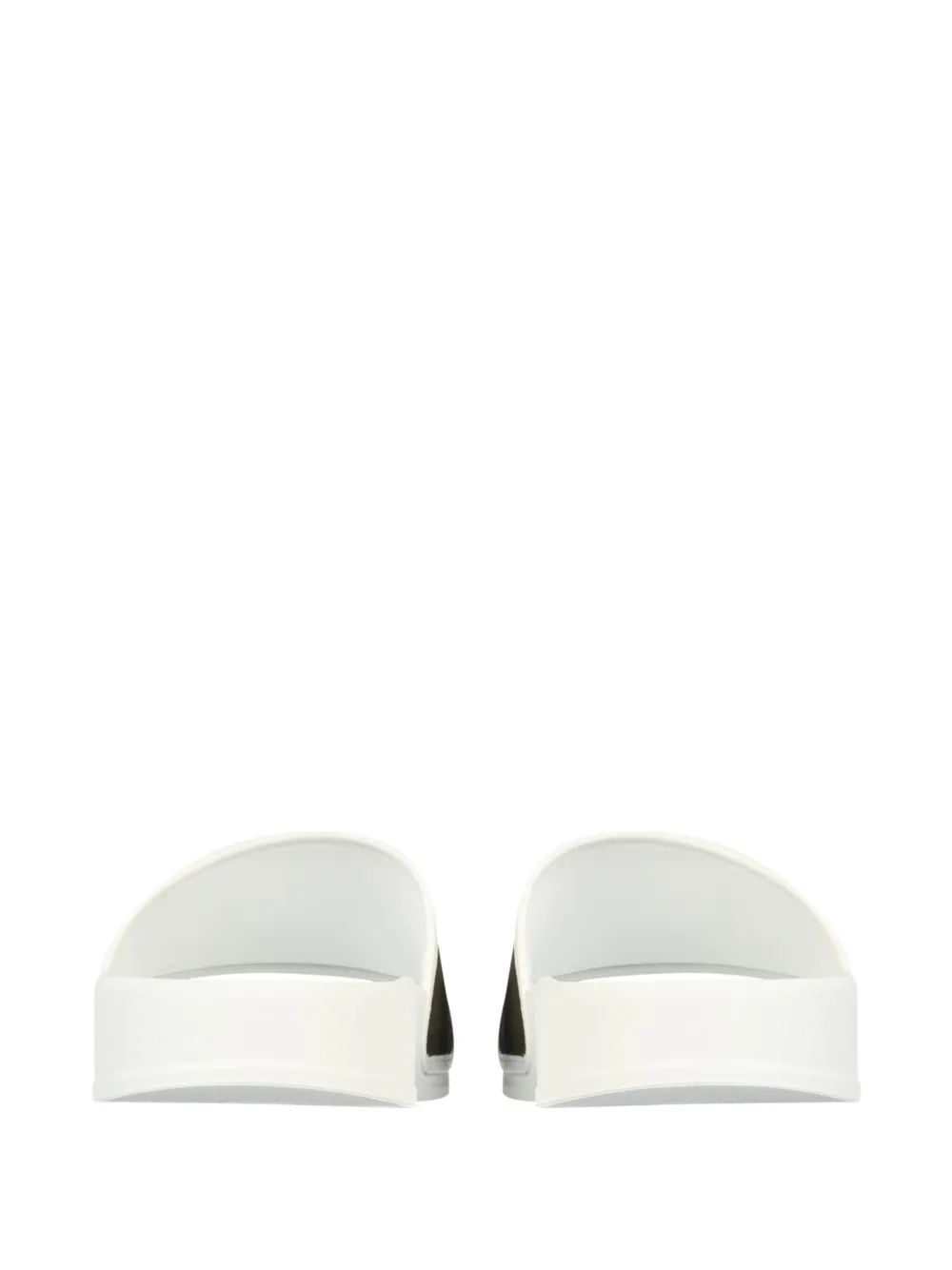 Giuseppe Zanotti Slippers met logopatch Wit