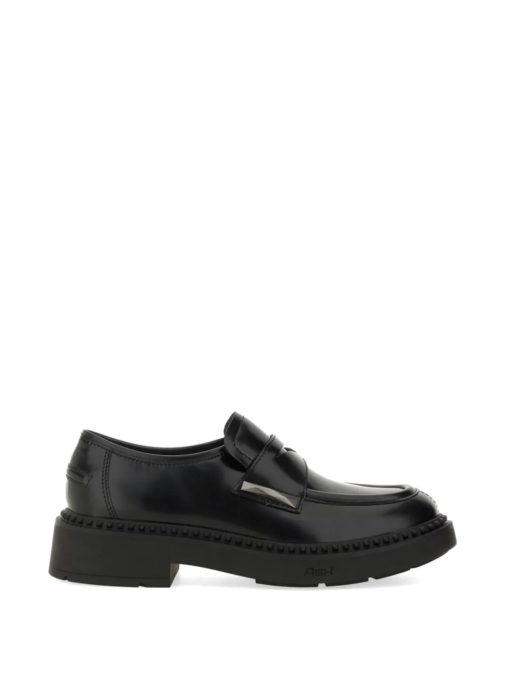Ash Medusa metal-detail loafers - Schwarz