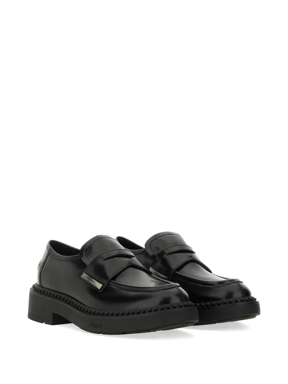 Ash Medusa loafers met metalen detail Zwart