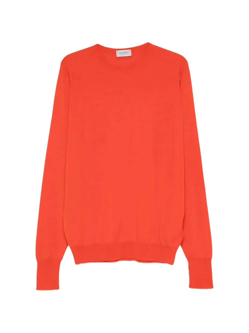 John Smedley John Smedley Marcus long-sleeve sweater - Orange aus Merinowolle in Orange