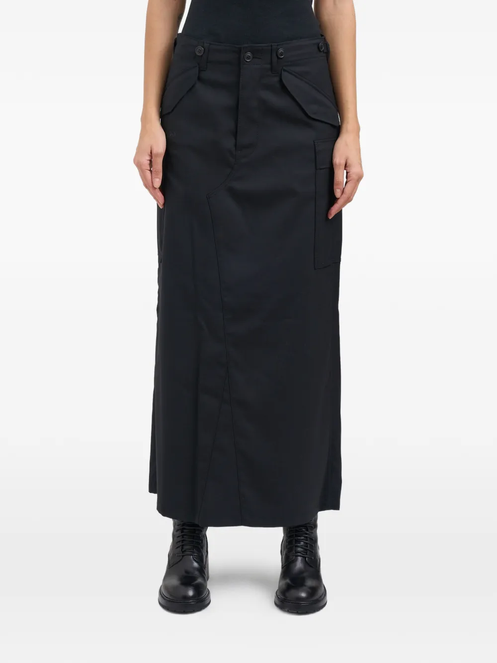 Junya Watanabe cargo skirt - Nero